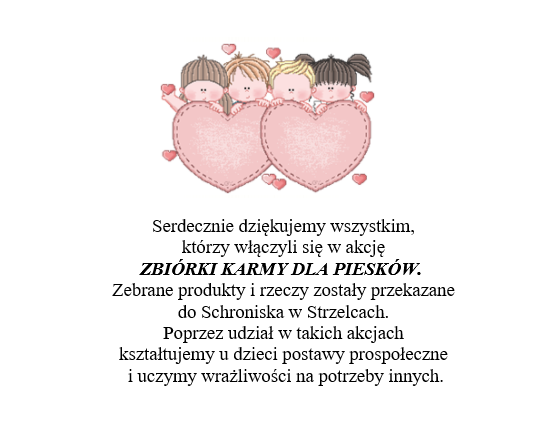 podziekowanie